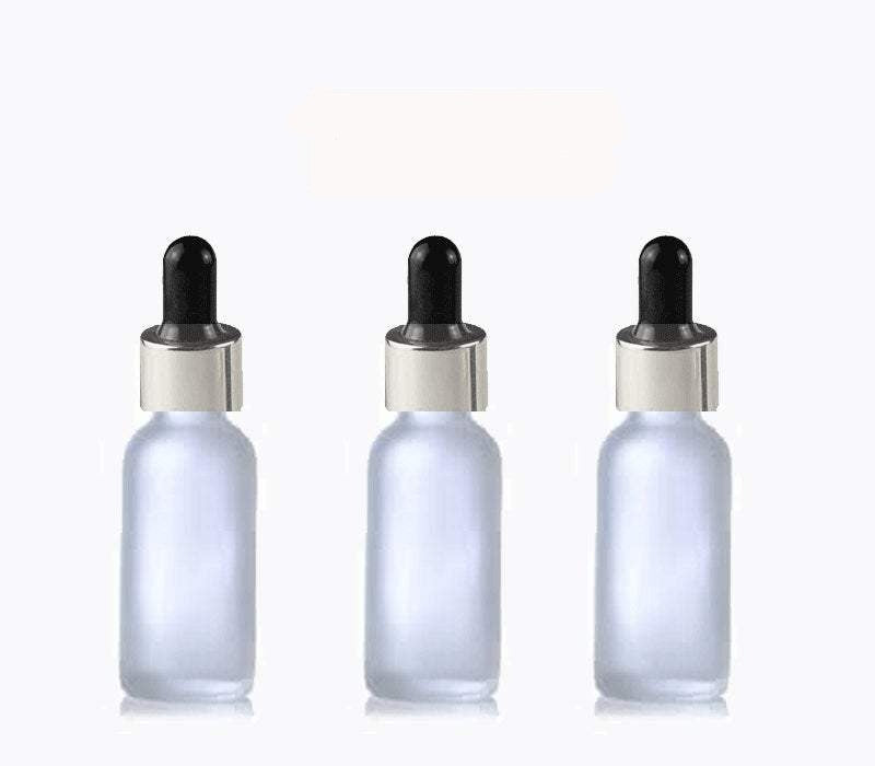 2 Oz hotsell Frosted Glass Bottle w/ White-Matt Gold Calibrated Glass Dropper- Set of 40