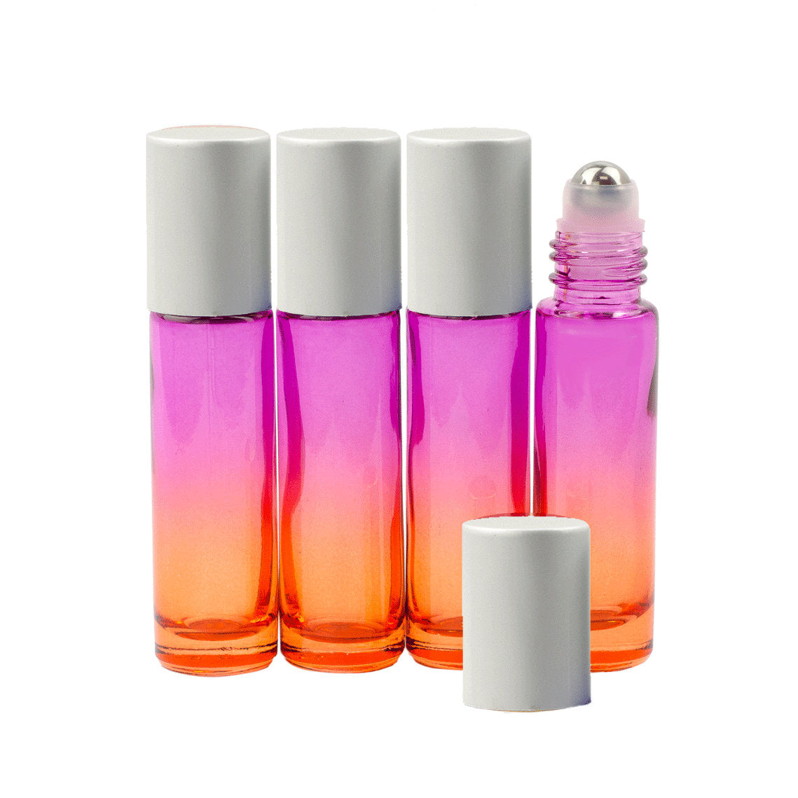 Wholesale Cosmetic Matte Pink Glass Essential Oil Aromatherapy