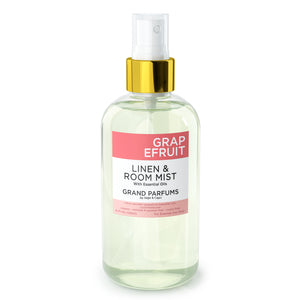 Organic Grapefruit Spray Mist for Room, Linens and Body - by Sage & Capri for Grand Parfums - 240mL/8 Oz