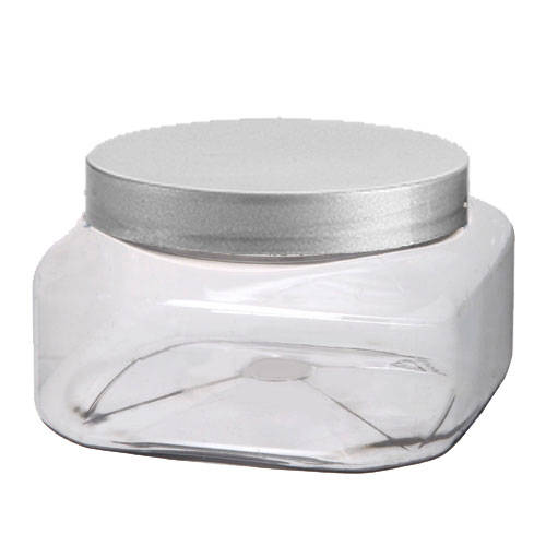 240ml Square Glass Jars With Lids
