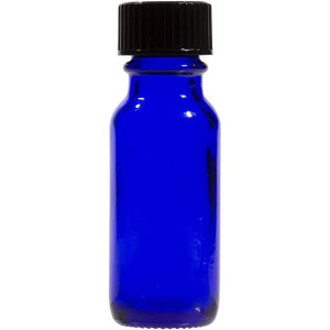12 PREMIUM 1/2 Oz AMBER Boston Round Essential Oil Empty Glass Bottles 15 ml (15g) with Leak-Proof Black Phenolic Caps Aromatherapy Bottles