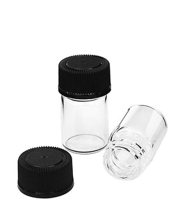 12 Clear Glass 2ml Essential Oil Vials Bottles 5/8 DRAM  2 ml w/ Black Caps Essential Oil, Carrier Oil Cosmetic Sampler Bulk Wholesale